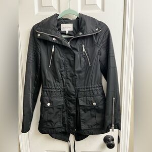 BCBGeneration Black Utility Jacket with Hood